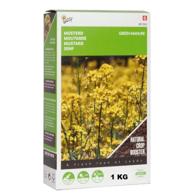 Mosterd Gele - 1000 gr (bodem-aaltjes resistent) 1000 gram