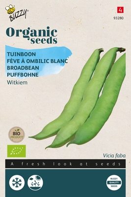 Bio Organic Tuinbonen Witkiem (BIO)  ca. 15 gram