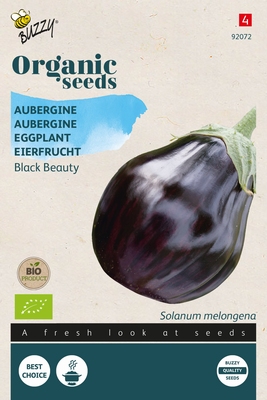 Bio Organic Aubergine Black Beauty  (BIO)  - NIIEUW