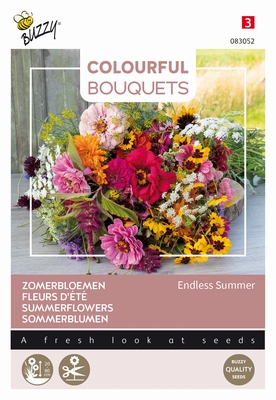 Colorful Bouquets, Endless Summer (zomerbloemen)  op=op