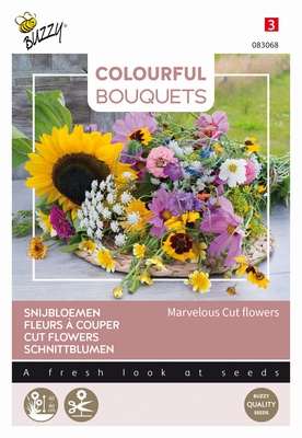 Colorful Bouquets, Marvelous Cutflowers (Snijbloemen) op=op