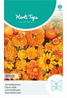 zomerbloemen oranje tinten