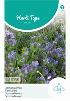 zomerbloemen blauwe tinten
